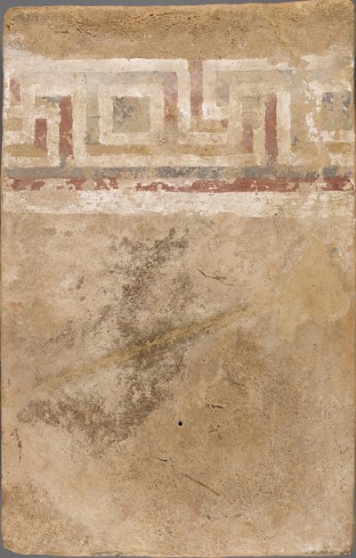 Plaque peinte étrusque avec motif de méandre - Unbekannt Unbekannt